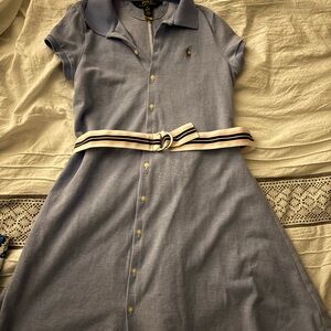 Polo by Ralph Lauren Girls Light Blue Polo Shirt